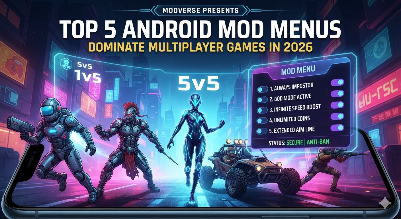 Top 5 Best Android Mod Menus to Dominate Multiplayer Games in 2026